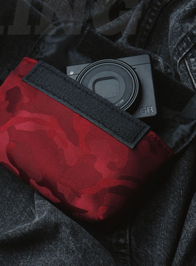 【轻便防磨】GR3相机手拿包 尼龙魔术贴设计GR3X黑卡RX100佳能G7X