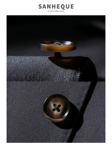 Мужской модный классический костюм, пиджак классического кроя, свадебное платье, в корейском стиле