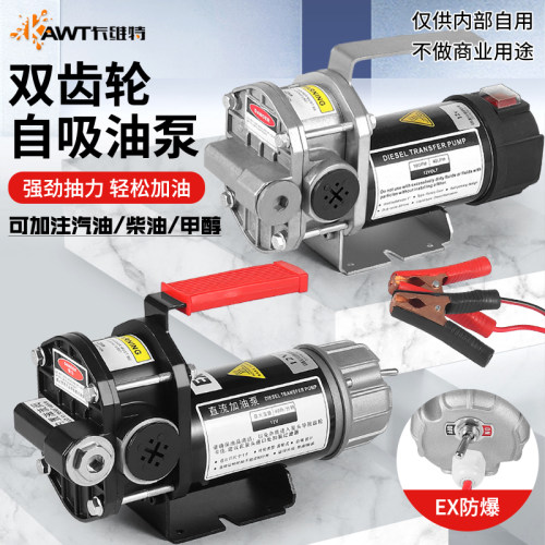 卡维特电动抽油泵12v24v自吸