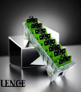 LENCE蓝斯油头渐变限位梳全套卡尺配理发店专用定位梳高品质卡尺