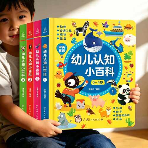 0-4岁幼儿认知小百科全4册