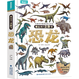 青葫芦那么大立体书恐龙/太空/海洋/动物/身体/飞机/城市儿童3d翻翻书3-6-7-8-10岁小学生科普书籍
