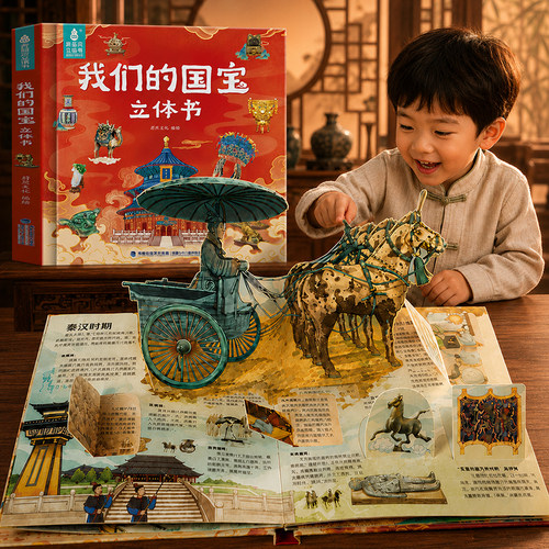 全套4册立体书每本超多立体页