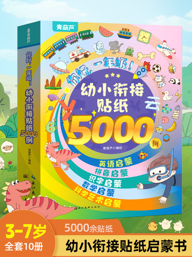 幼小衔接启蒙贴纸套装10册