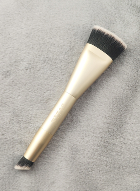 stila双头多功能化妆刷一字平头粉底刷平头遮瑕刷遮黑眼圈痘印