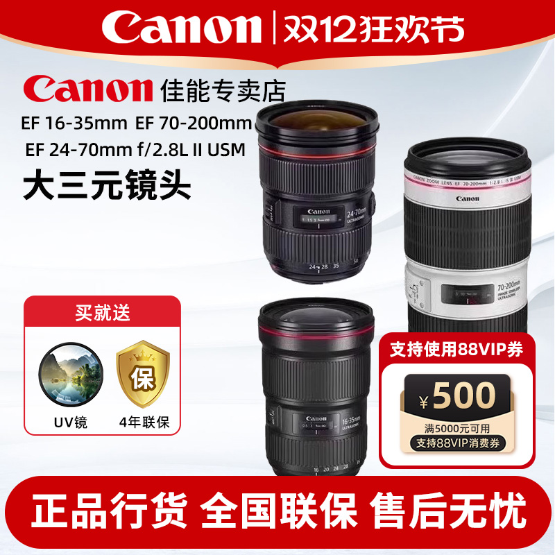 佳能大三元标准变焦相机L级镜头