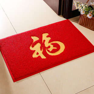 新款大门口福字进门地毯家用出入平安地垫除尘垫户外欢迎光临地毯
