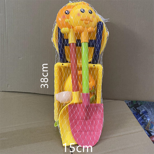 宝宝沙滩玩具儿童玩沙子铲子套装小女孩挖沙工具男孩戏水推车水桶