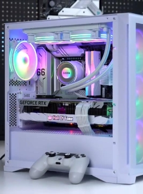 新I7-13700K/RTX4070TI组装DIY游戏电脑吃鸡直播电竞主播水冷主机