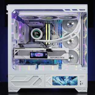 瓦尔基里海景房机箱VK03M黑/白色触摸副屏