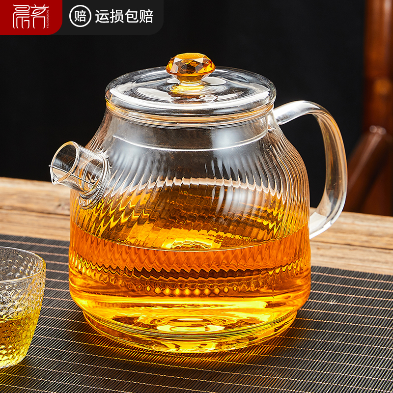 【全玻璃壶】大容量/耐高温茶壶