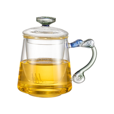 中式复古高级感茶杯商用自用龙杯