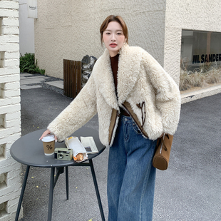 现货 P235 甜酷短款 2580 K358 皮毛一体外套