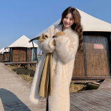 【现货】软糯糯环保皮草外套2456-P265-k398，女装皮草，柏妮丝绮