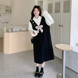 【新款】假两件衬衫连衣裙2601-P145-K238，女装连衣裙，柏妮丝绮