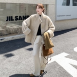 【新款】简约环保皮草皮毛一体外套2568-P185-K278，女装棉衣/棉服，柏妮丝绮