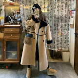 韩版气质毛毛拼接皮毛一体大衣女2025年冬季新款显瘦加厚棉衣棉服,女装羊羔毛/颗粒绒,柏妮丝绮, 韩版气质毛毛拼接皮毛一体大衣女2025年冬季新款显瘦加厚棉衣棉服,女装羊羔毛/颗粒绒,柏妮丝绮,