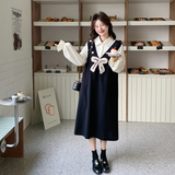 【新款】假两件衬衫连衣裙2601-P145-K238，女装连衣裙，柏妮丝绮