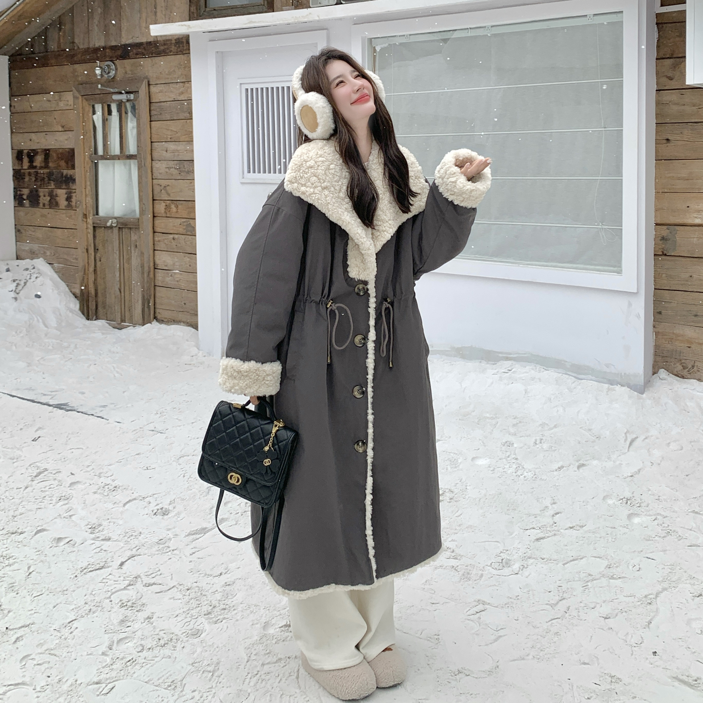 【新款】两面穿收腰派克服2585-P305-K458，女装派克服，柏妮丝绮