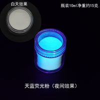 Luminous powder, fluorescent sand, DIY crystal resin material, filler, UV flowing sand, mahjong, lake light stone color thumbnail 4