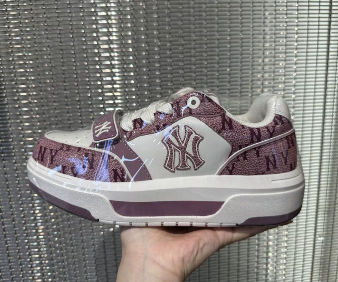 MLB 女鞋新款NY标厚底增高运动鞋休闲板鞋3ASXP025N-50PKD
