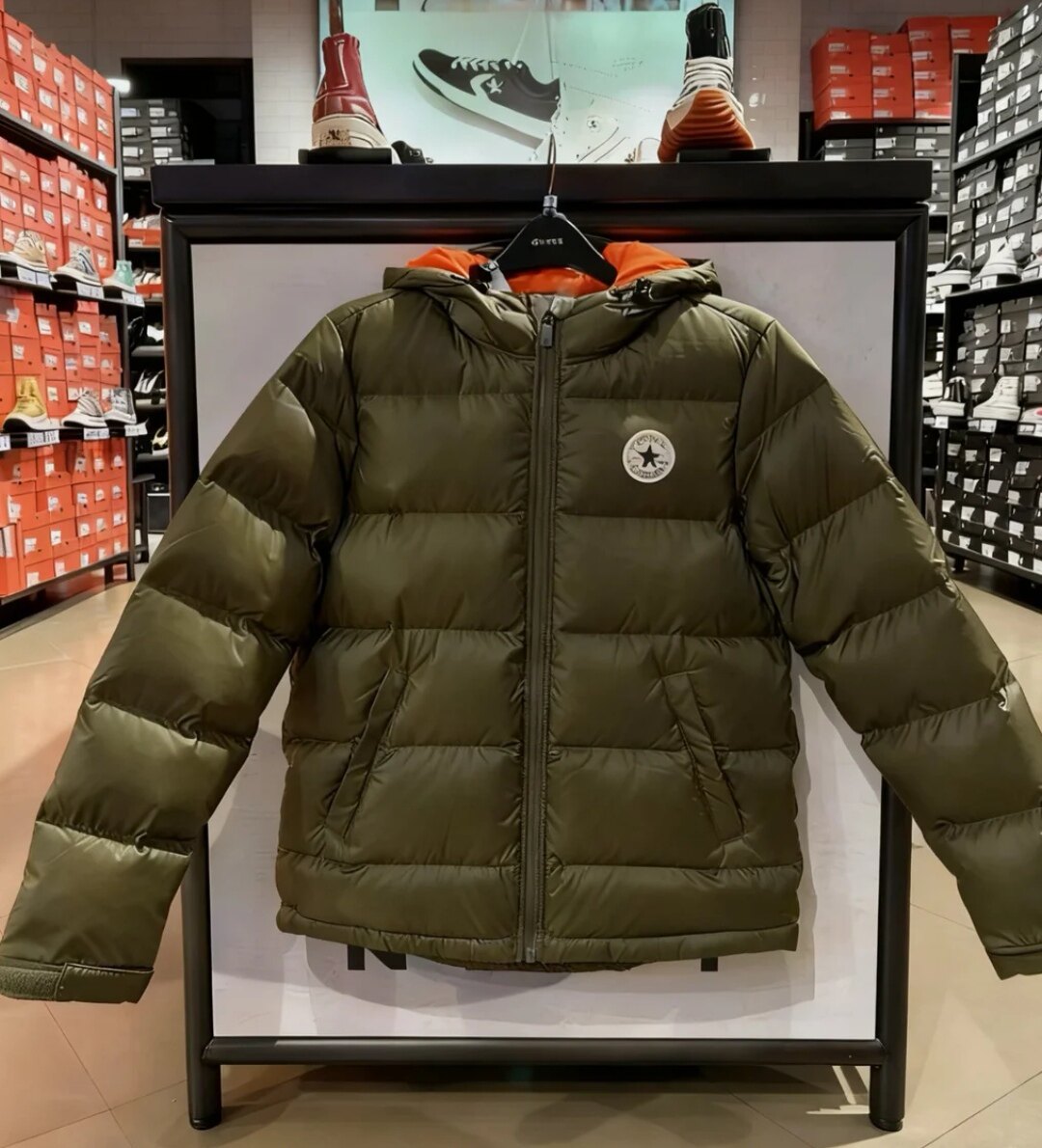 匡威正品男士面包服运动休闲羽绒服10004603-A01