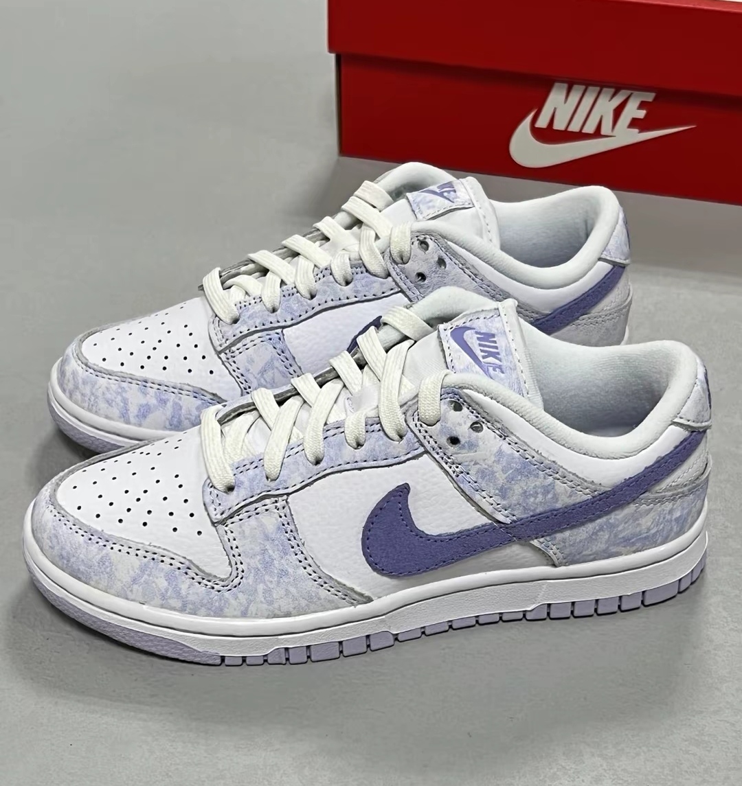 正品耐克Nike Dunk 低帮板鞋女款休闲鞋白紫DM9467-500