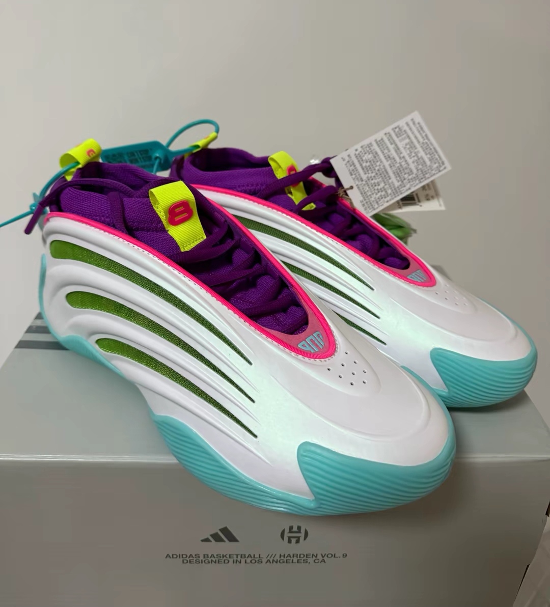 adidas Harden Vol.9 quotYear 正品男士中帮篮球鞋JQ4003