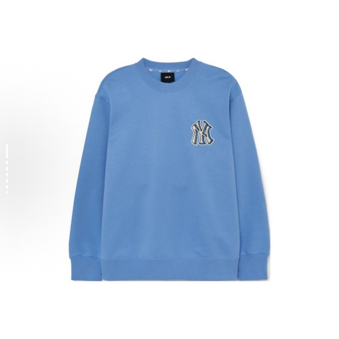 MLB 老花字母刺绣圆领卫衣 男女同款 蓝色3AMTM0631-50CBL