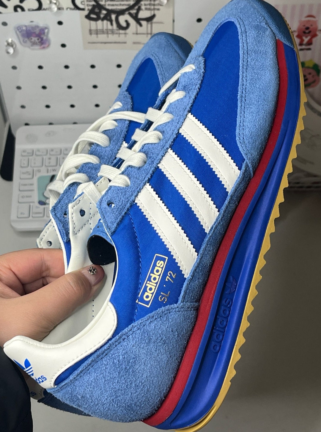 adidas originals SL 72 RS正品运动鞋低帮休闲鞋男女同款IG2132