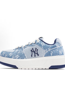 MLB 牛仔学长鞋 舒适时尚 防滑 低帮 板鞋 男女3ASXCDC4N-50BLS