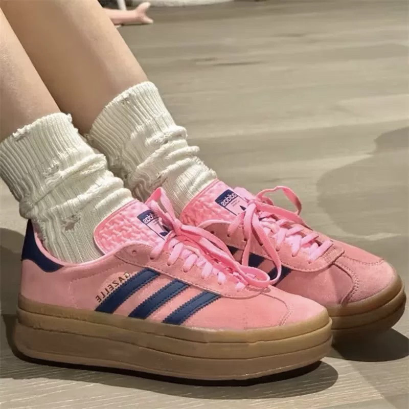 adidas阿迪达斯三叶草女子GAZELLE时尚百搭低帮运动板鞋H06122