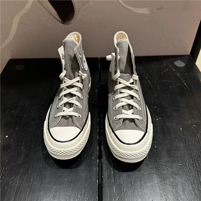 CONVERSE匡威新款1970S梨花灰男女复古高帮透气休闲帆布鞋A05584C