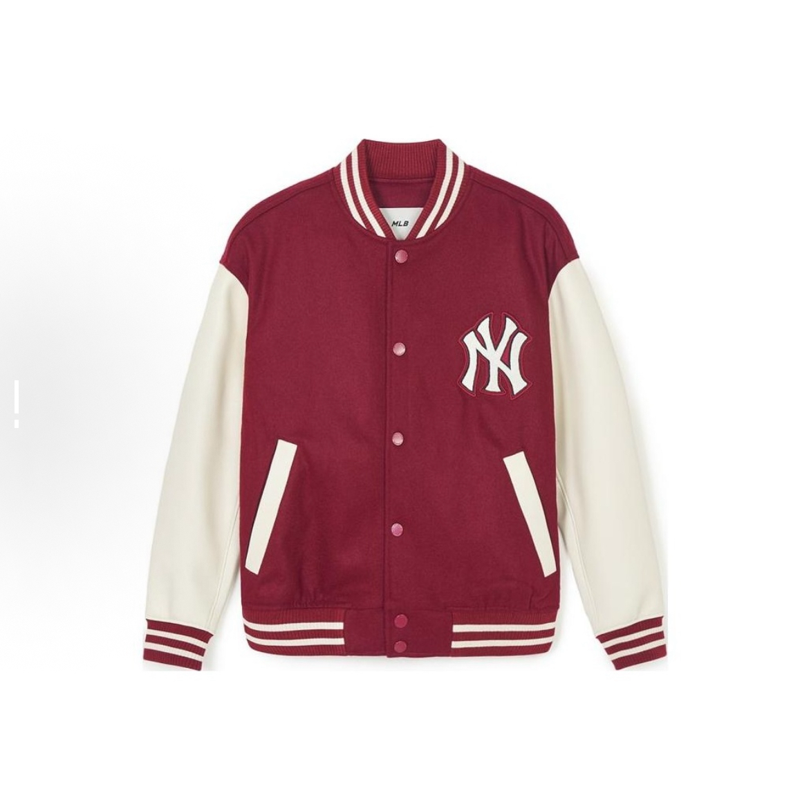 MLB  拼色logo标纽扣棒球服 男女同款 红色3AJPV0141-50WIS