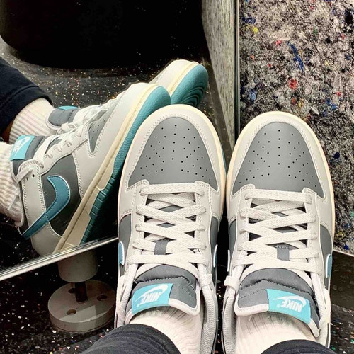 Nike Dunk Low 百搭舒适 防滑耐磨低帮板鞋男款 蓝灰色HF5441-001