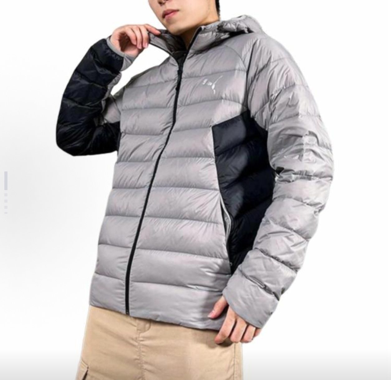 彪马正品男装2025新款运动休闲羽绒服保暖外套672393-14