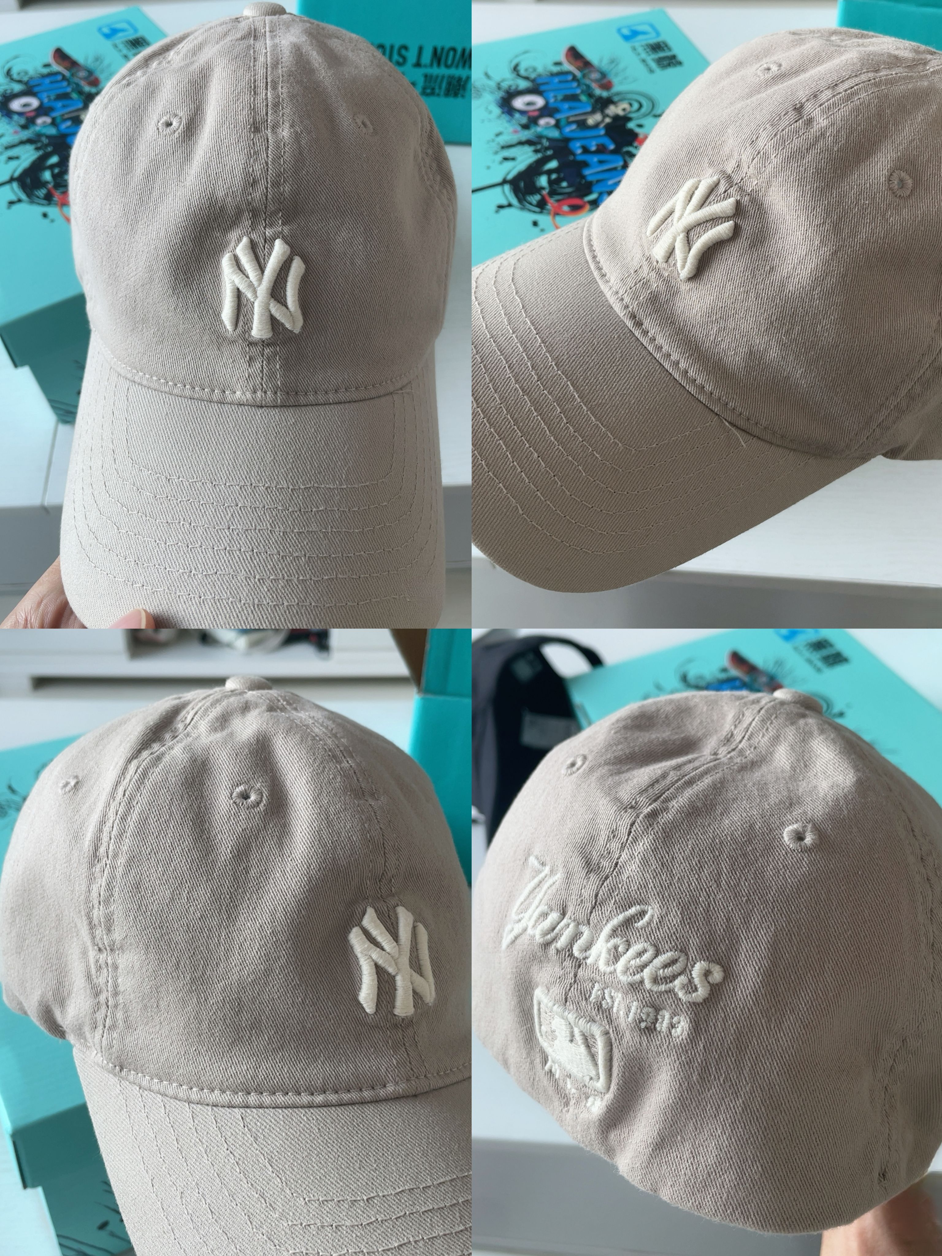 MLB 纽约洋基队刺绣全封口棒球帽男女同款情侣款3ACP1901N-50BGL