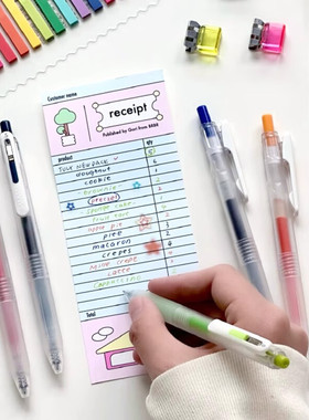 斑马zebra中性笔JJ118悦芯笔高颜值SARASA CLIP Chill按动式彩色透明大容量顺滑学生考试刷题用黑色0.5