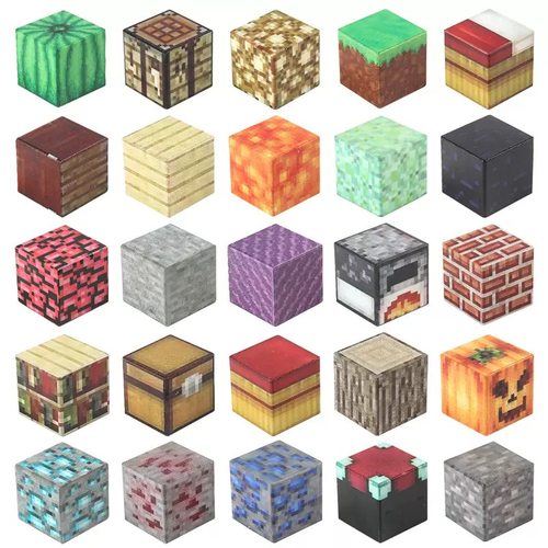 我的世界磁力方块2025新款积木