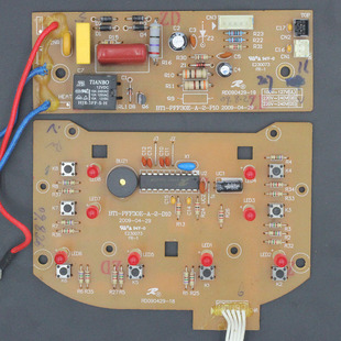 PFF30E 奔腾电饭煲按键控制板显示板灯板BT1 D10原装 配件5线