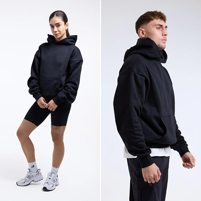 【BOXRAW】Strike Oversized Hoodie Logo 卫衣 加绒 厚