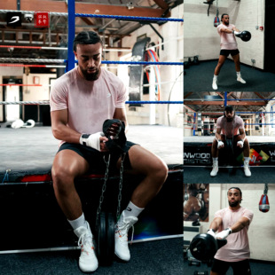 【BOXRAW】Valdes Oversized T-Shirt 训练T恤 清爽透气速干 阔版