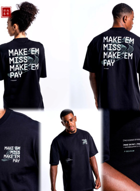 【BOXRAW】Make 'Em Miss Oversized T-Shirt 拳击T恤大码