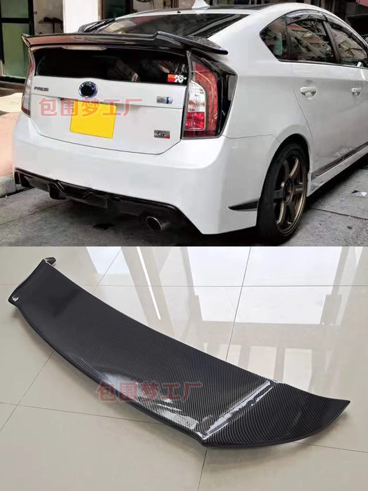 PRIUS 수정된 리어 윙 PRIUS ZVW30 테일 압력 균형 잡힌 탑 윙 스포일러 외관 업그레이드에 적합