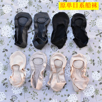外貿(mào)硅膠棉布超淺口底托船襪減壓
