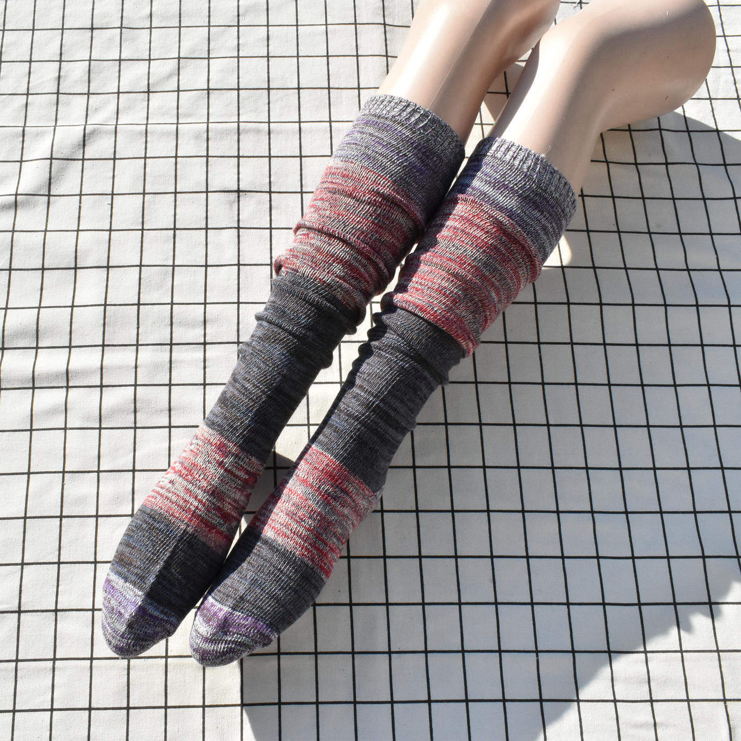 女士复古堆堆袜潮袜长筒袜长靴袜及膝拼接袜子高筒袜个性搭配袜子,女士内衣/男士内衣/家居服,长筒袜,淘宝优惠券,粉丝福利购,淘宝优惠卷