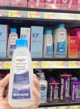 美国EQUATE男女性私处天然液体润滑剂增加提高亲密