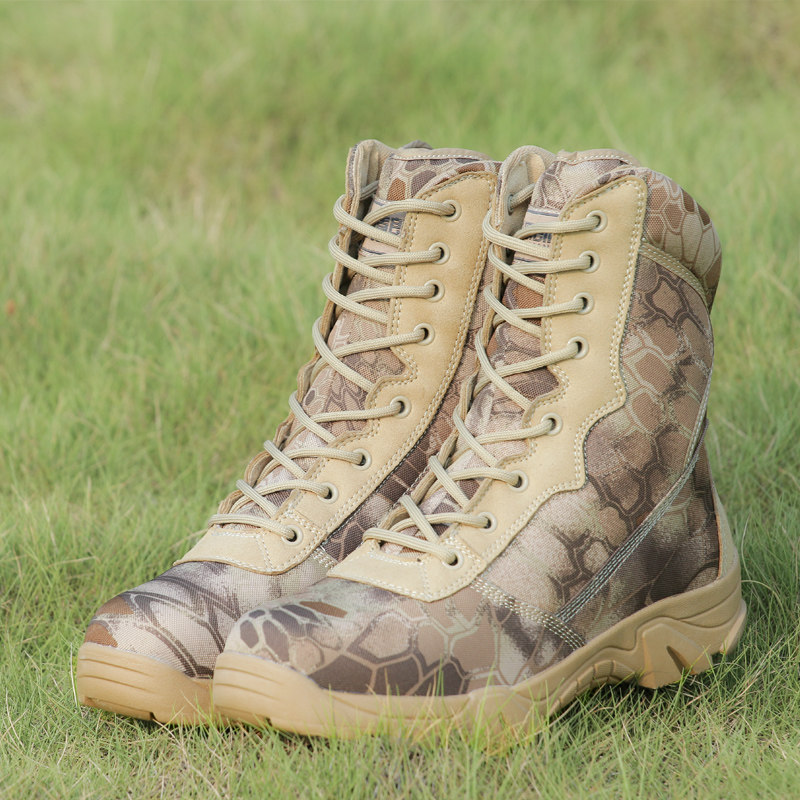 Boots militaires pour homme - porter - Ref 1402531 Image 3