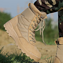 Bottes militaires en cuir - porter - Ref 1402522 Image 10