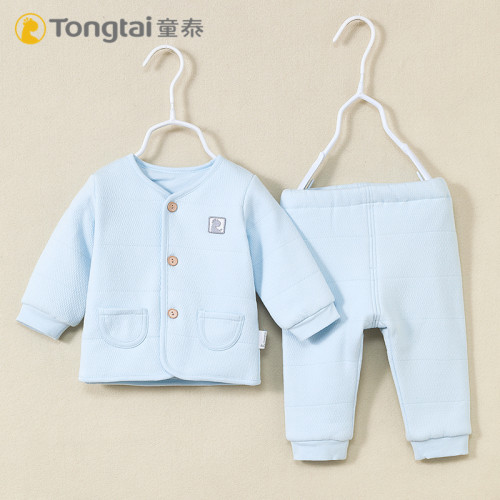 童泰新款春秋季婴儿保暖棉衣孩子